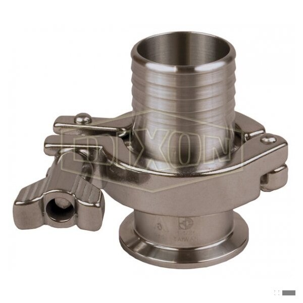 Air Blow Check Valve, 1 to 1-1/2 in, Hose Barb, 316L Stainless Steel Body, EPDM Softgoods